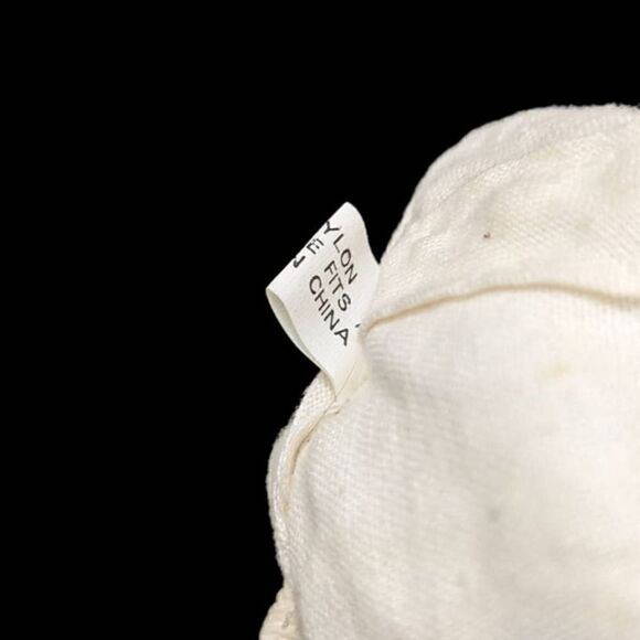 Siamese Cat Hand Painted Nylon Stretch Back Hat Cap Vintage 90s FREE Shipping - Picture 4 of 4